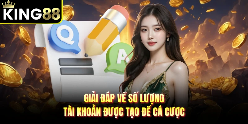 Giải đáp về số lượng tài khoản được tạo để cá cược